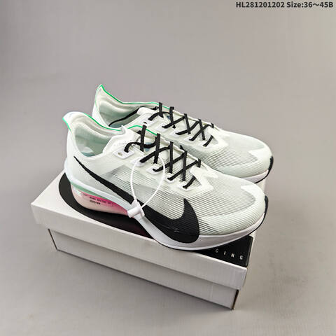 Nike ZoomX Vaporfly NEXT 4 White Black Green EU 36-45 Running Shoe - Unisex (BS-62901)