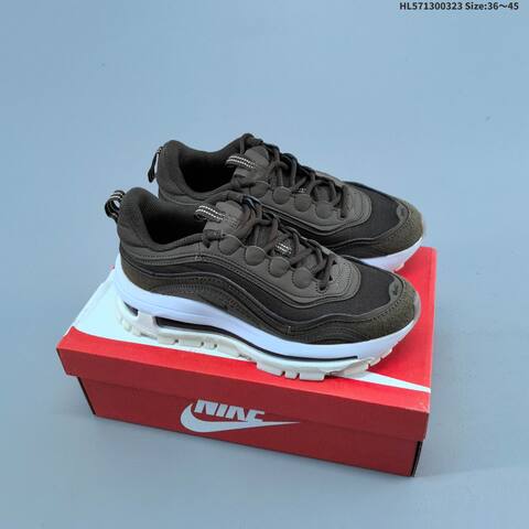 Nike Air Max 97 White Black Blue EU 36-45 Running Shoe - Unisex (BS-61177)