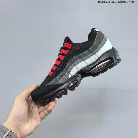 Nike Air Max 95 TT HM4803 001 Black Grey Red White EU 39-48 Running Shoe - Unisex (BS-60424)