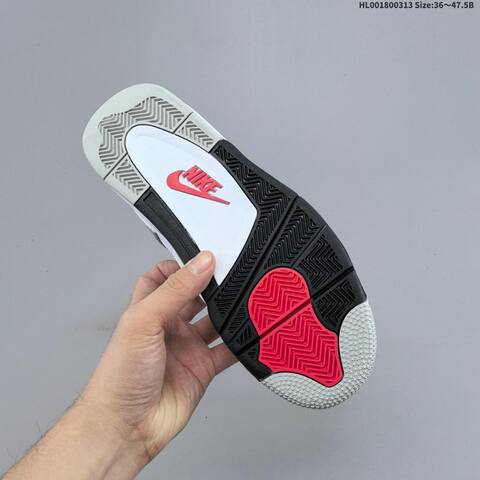 Air Jordan 4 Retro OG White Cement Replica AIR JORDAN 4 Aj4 Lifestyle (BS-66554)