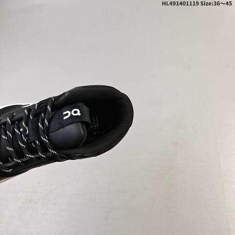 On THE ROGER Clubhouse Mid Black White EU 36-45 Sneaker Casual Sneakers - Unisex (BS-69802)