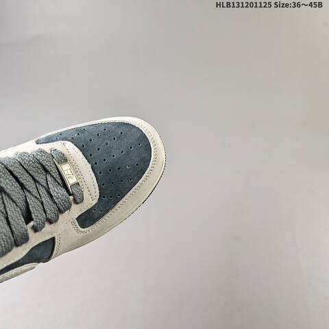 Nike Air Force 1 Low Light Grey Dark Grey White EU 36-45 Sneaker - Unisex (BS-63074)