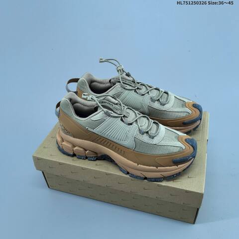Nike Zoom Vomero Roam White Light Grey Maroon Blue Brown EU 36-45 Running Shoe - Unisex (BS-61120)
