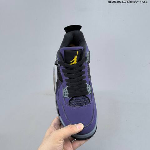 Air Jordan 4 Retro OG Imperial Purple Replica AIR JORDAN 4 Aj4 Lifestyle (BS-66497)