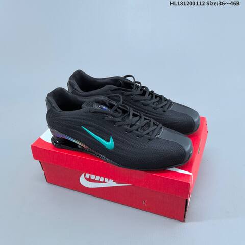 Nike Shox 2 Dark Green Neon Yellow EU 36-46 Running Shoe - Unisex (BS-62029)