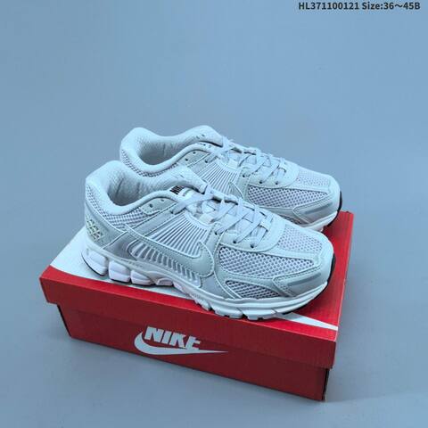 Nike Zoom Vomero 5 White Pink Silver Gray EU 36-45 Running Shoe - Unisex (BS-61846)