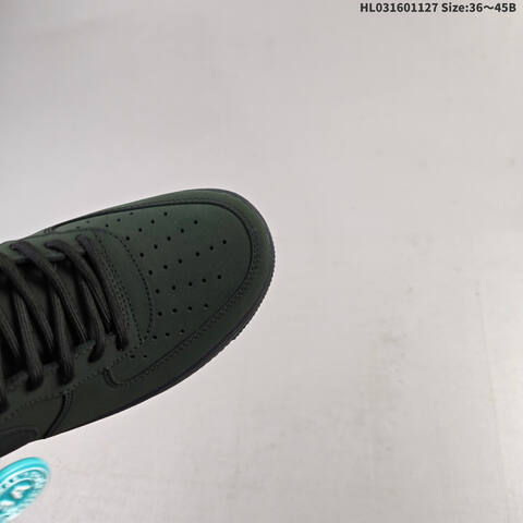 Nike Air Force 1 07 Black Dark Green EU 36-45 Sneaker - Unisex (BS-63017)