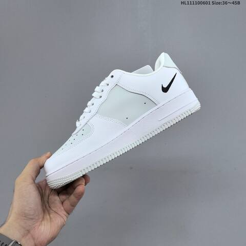 Nike Air Force 1 07 White Light Grey Black Navy Blue Gum Brown EU 36-45 Sneaker - Unisex (BS-60022)
