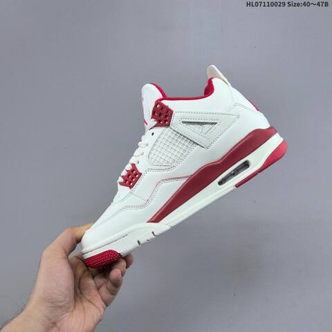 Air Jordan 4 Retro Sierra Red WMNS AIR JORDAN 4 Aj4 Lifestyle (BS-66764)