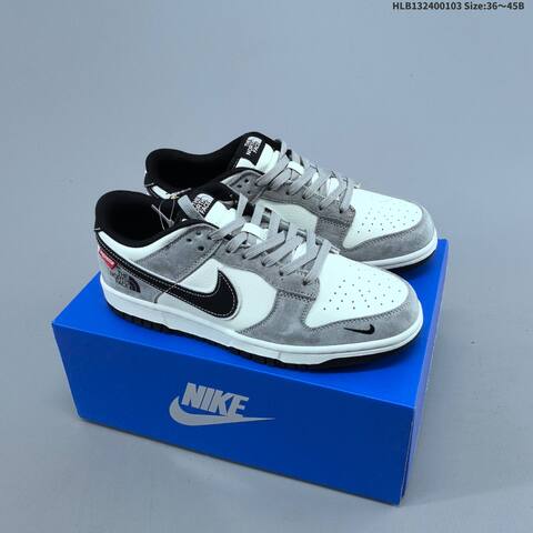 Nike SB Dunk Low Sail Red Black White EU 36-45 Skate Shoe - Unisex (BS-61561)