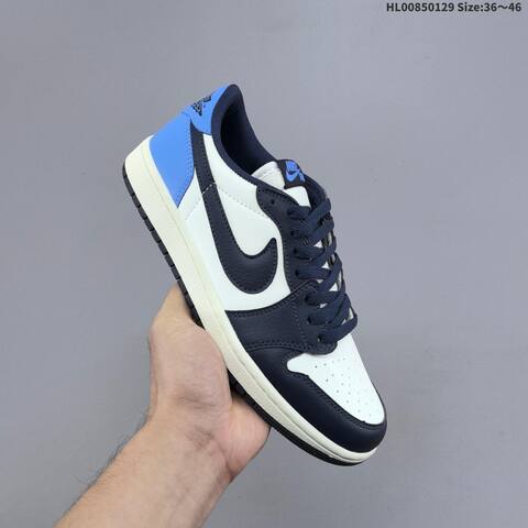 Air Jordan 1 Low OG Obsidian AIR JORDAN 1 Aj1 Lifestyle (BS-66782)