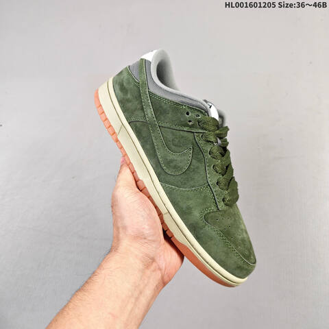 Nike SB Dunk Low Pro Sequoia Dark Green Grey White Black EU 36-46 Skate Shoe - Unisex (BS-62814)