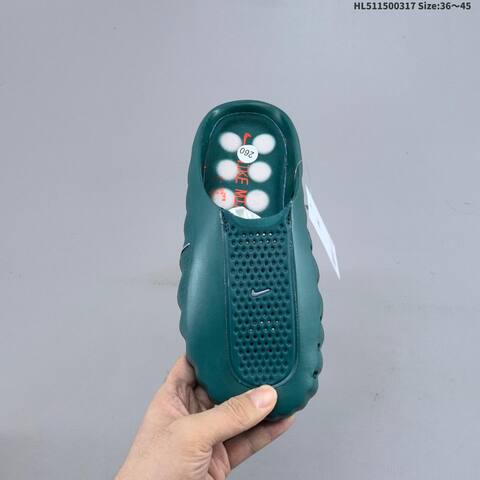 Nike Mind 001 Dark Green Silver White EU 36-45 Slides - Unisex (BS-61284)