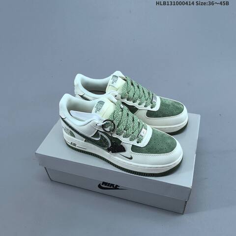 Nike Air Force 1 07 LV8 Off White Light Pink Dark Pink EU 36-40 Skate Shoe - Unisex (BS-60734)