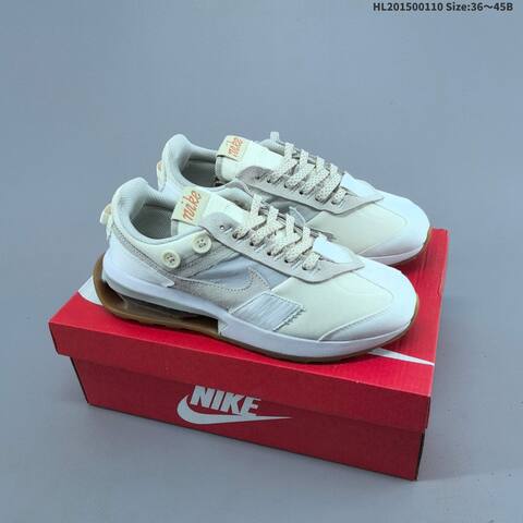 Nike Air Max Pre Day DR1007 011 White Light Grey Cream Orange Brown EU 36-45 Running Shoe - Unisex (BS-62097)