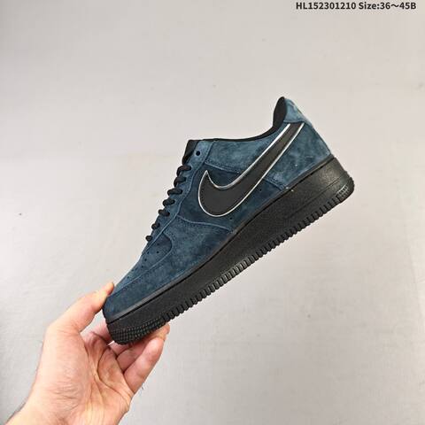 Nike Air Force 1 Low Dark Blue Black White EU 36-45 Sneaker - Unisex (BS-62792)