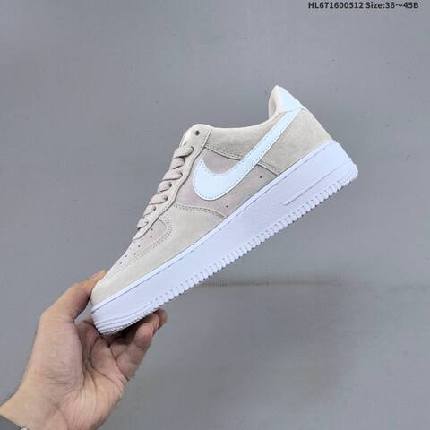 Nike Air Force 1 07 Light Pink White Gold EU 36-45 Sneaker - Unisex (BS-60388)