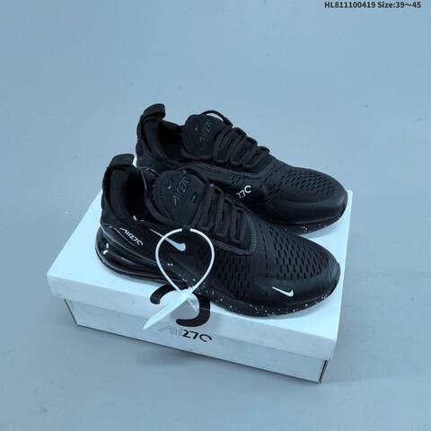 Nike Air Max 270 Black White EU 36-45 Running Shoe - Unisex (BS-60648)