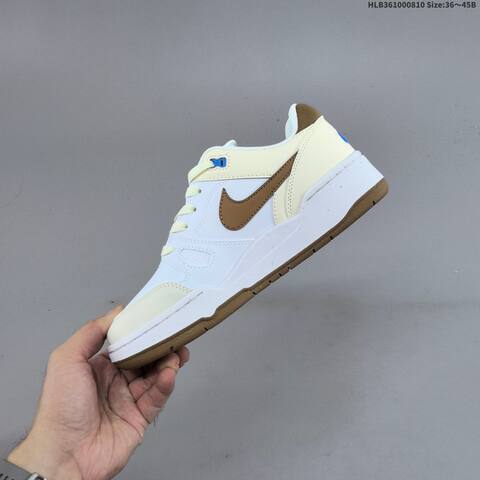 Nike Full Force Lo White Cream Brown Blue Black EU 36-45 Skate Shoe - Unisex (BS-59885)