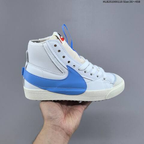 Nike Blazer Mid 77 Jumbo White Light Blue Sail EU 36-45 Skate Shoe - Unisex (BS-61916)