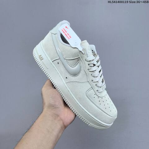 Nike Air Force 1 Low Taupe Grey Light Grey EU 36-45 Sneaker - Unisex (BS-61901)