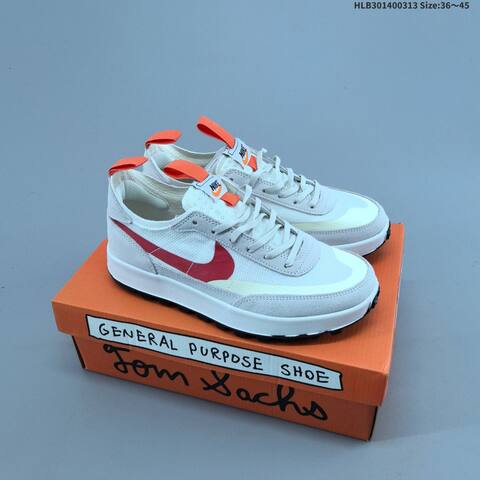 Nike Tom Sachs General Purpose Shoe Grey White Orange Yellow Cream EU 36-45 Sneaker - Unisex (BS-61345)