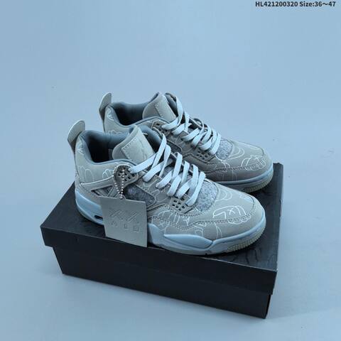 Air Jordan 4 Retro Black Cat AIR JORDAN 4 Aj4 Lifestyle (BS-66489)