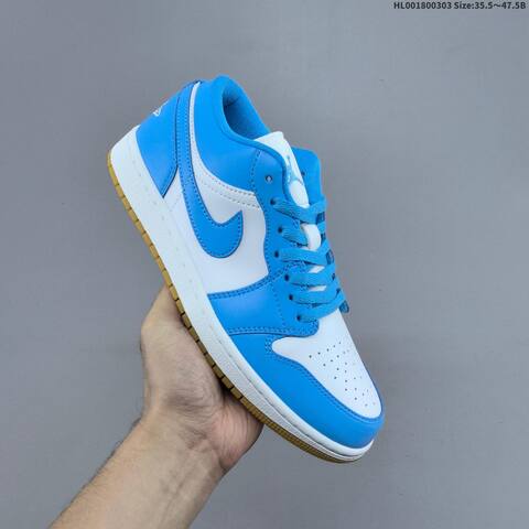 Air Jordan 1 Low UNC Gum AIR JORDAN 1 Aj1 Lifestyle (BS-66627)