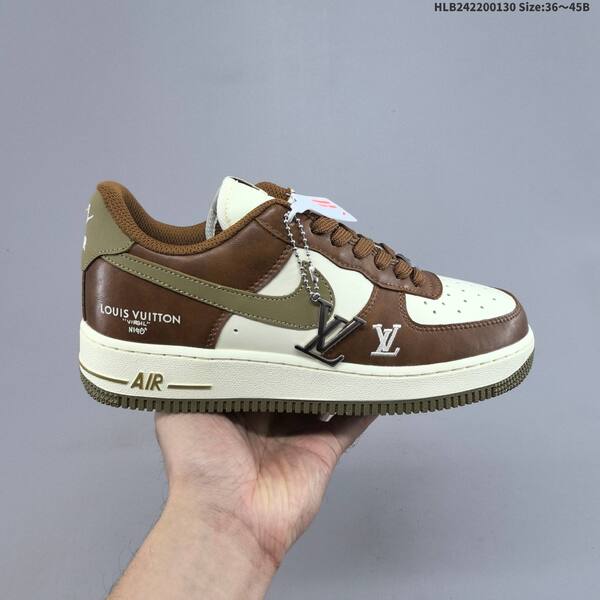 Nike Air Force 1 07 LV8 brown white olive EU 36-45 sneaker