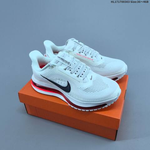 Nike Air Zoom Pegasus Premium Black Silver Red White EU 36-46 Running Shoe - Unisex (BS-61479)
