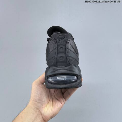 Nike Air Max 95 Big Bubble Triple Black EU 40-48 5 Running Shoe - Men's (BS-62300)