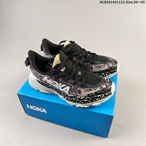 HOKA ONE ONE Speedgoat 6 Black Grey Brown EU 36-45 Trail Shoe Trail Running Sneakers - Unisex (BS-69455)