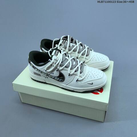 Nike Dunk SB Low Stussy Off White Grey Navy EU 36-45 Skate Shoe - Unisex (BS-61817)