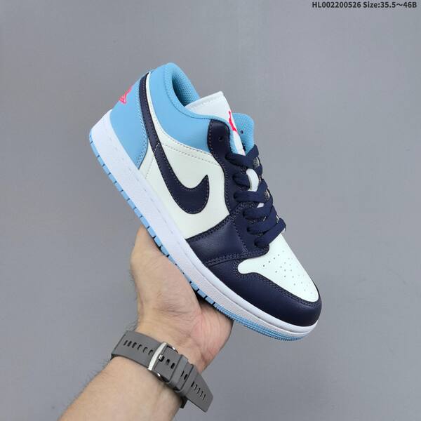 Jordan Air Jordan 1 Low White/Navy/University Blue/Pink EU 35.5-46 basketball