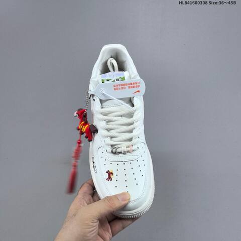 Nike Air Force 1 07 Low White Black Red Pink Yellow EU 36-45 Sneaker - Unisex (BS-61432)