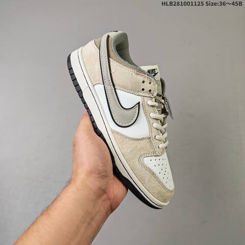Nike SB Dunk Low Zoom Air White Beige Grey Black EU 36-45 Skate Shoe - Unisex (BS-63077)