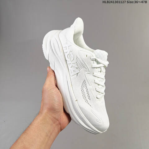 HOKA ONE ONE Clifton 10 Black Rose Gold White EU 36-47 Running Shoe Running Sneakers - Unisex (BS-69443)