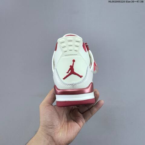 Air Jordan 4 Retro Sierra Red WMNS AIR JORDAN 4 Aj4 Lifestyle (BS-66662)