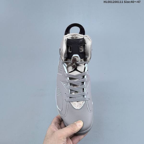 Jordan Air Jordan 6 Retro grey/black/light blue 40~47 basketball