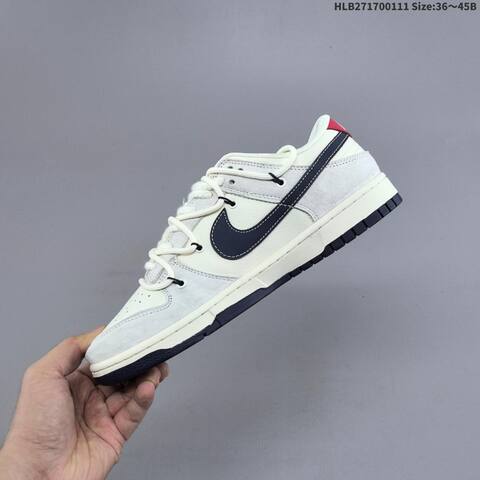 Nike SB Dunk Low Sail Black Navy Red Orange EU 36-45 Skate Shoe - Unisex (BS-62062)