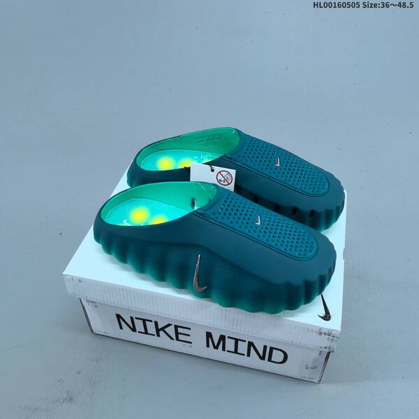 Nike Mind 001 dark teal bright green EU 36-48 5 slides