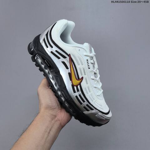 Nike Air Max TL 2 5 White Silver Black Gold Red EU 39-45 Running Shoe - Unisex (BS-61926)