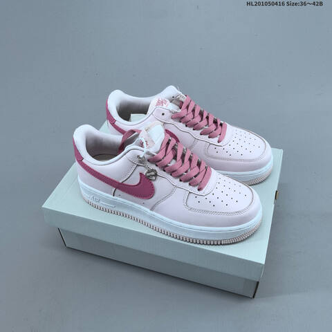 Nike Air Force 1 07 Light Pink Dark Pink White EU 36-42 Sneaker - Unisex (BS-60703)