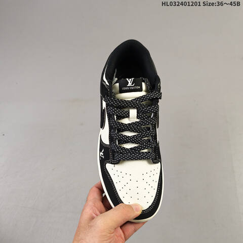 Nike SB Dunk Low Retro DIY Off White Black Red EU 36-45 Skate Shoe - Unisex (BS-62921)