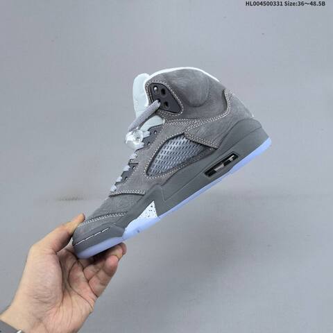 Air Jordan 5 Retro Wolf Grey Replica AIR JORDAN 5 Aj5 Lifestyle (BS-66389)