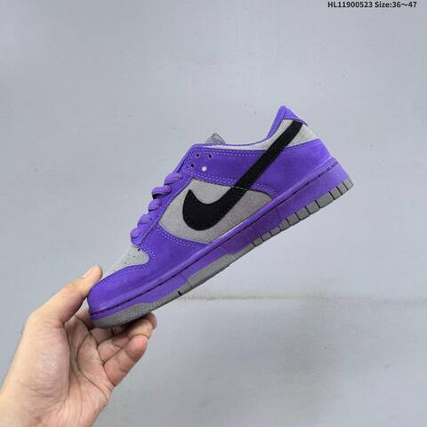 Nike SB Dunk Low Pro Supreme 94 Purple Grey Black EU 36-47 Skate Shoe - Unisex (BS-60178)