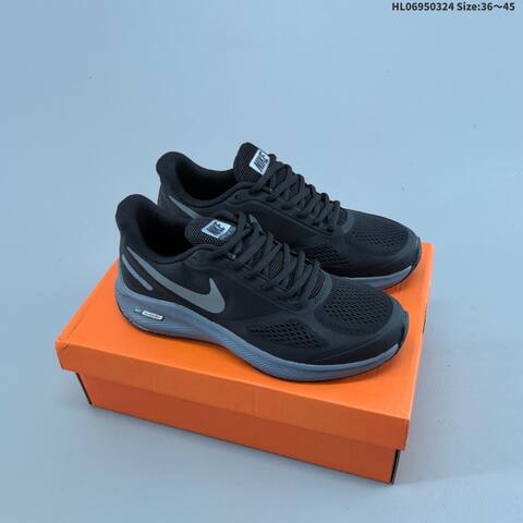 Nike Air Zoom Winflo 7X Black White Grey EU 36-45 Running Shoe - Unisex (BS-61136)