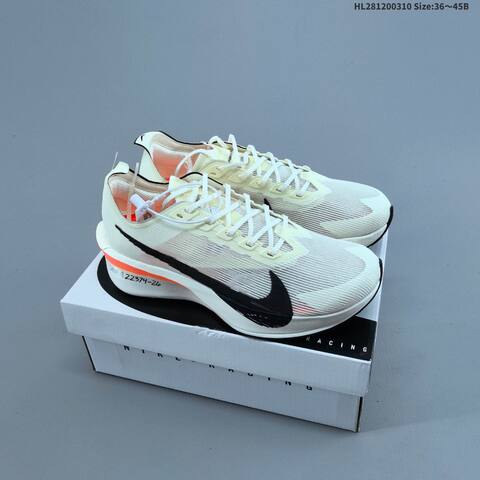 Nike ZoomX Vaporfly NEXT 4 Vaporweave Multicolor Black White Light Blue EU 36-45 Running Shoe - Unisex (BS-61393)