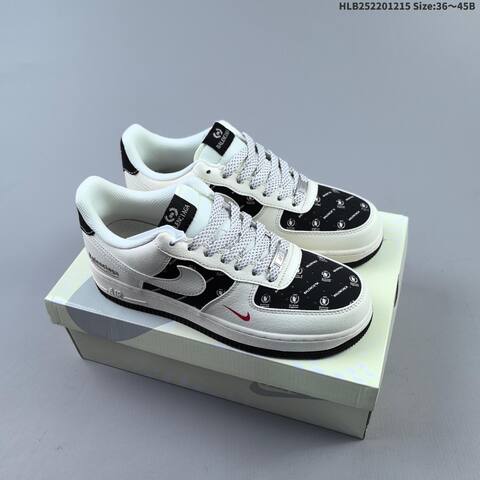 Nike Air Force 1 07 LV8 Light Grey White Dark Grey EU 36-45 Skate Shoe - Unisex (BS-62662)