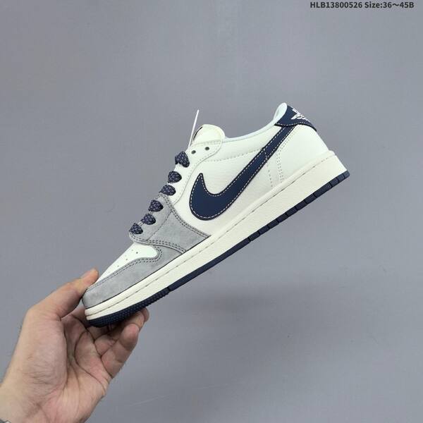 Nike Air Jordan 1 Low cream / gray / navy / burgundy EU 36-45 lifestyle